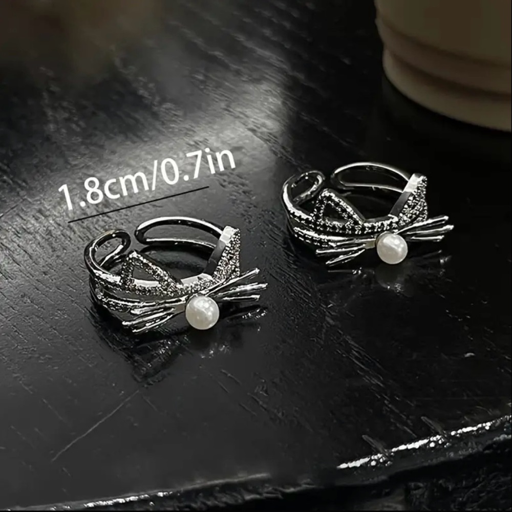 Cat Open Ring - Picture 2 of 2